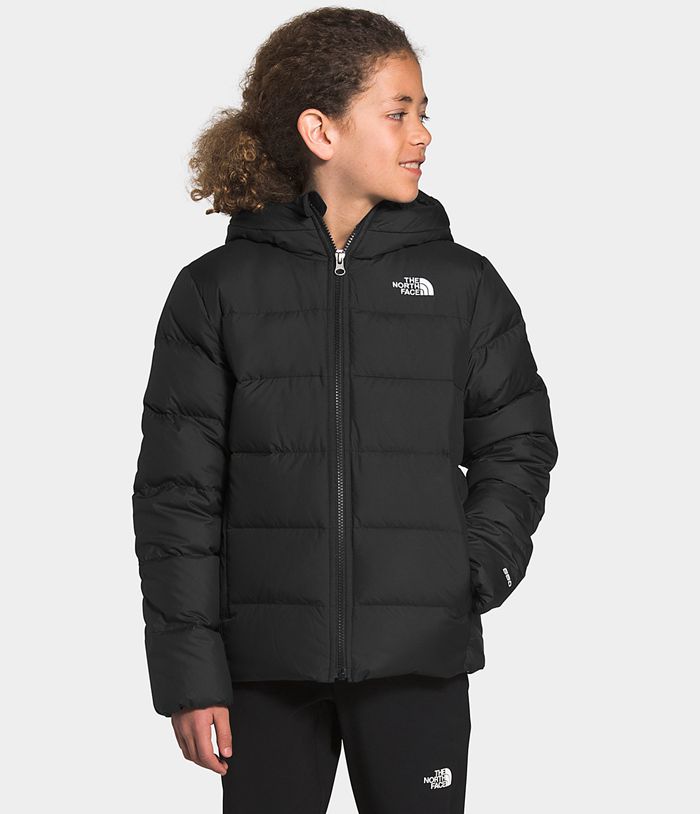 The North Face Boys Jacket Youth Moondoggy Hoodie 246JYHTRA - Black